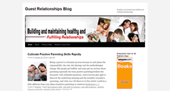 Desktop Screenshot of guestrelationshipsblog.com